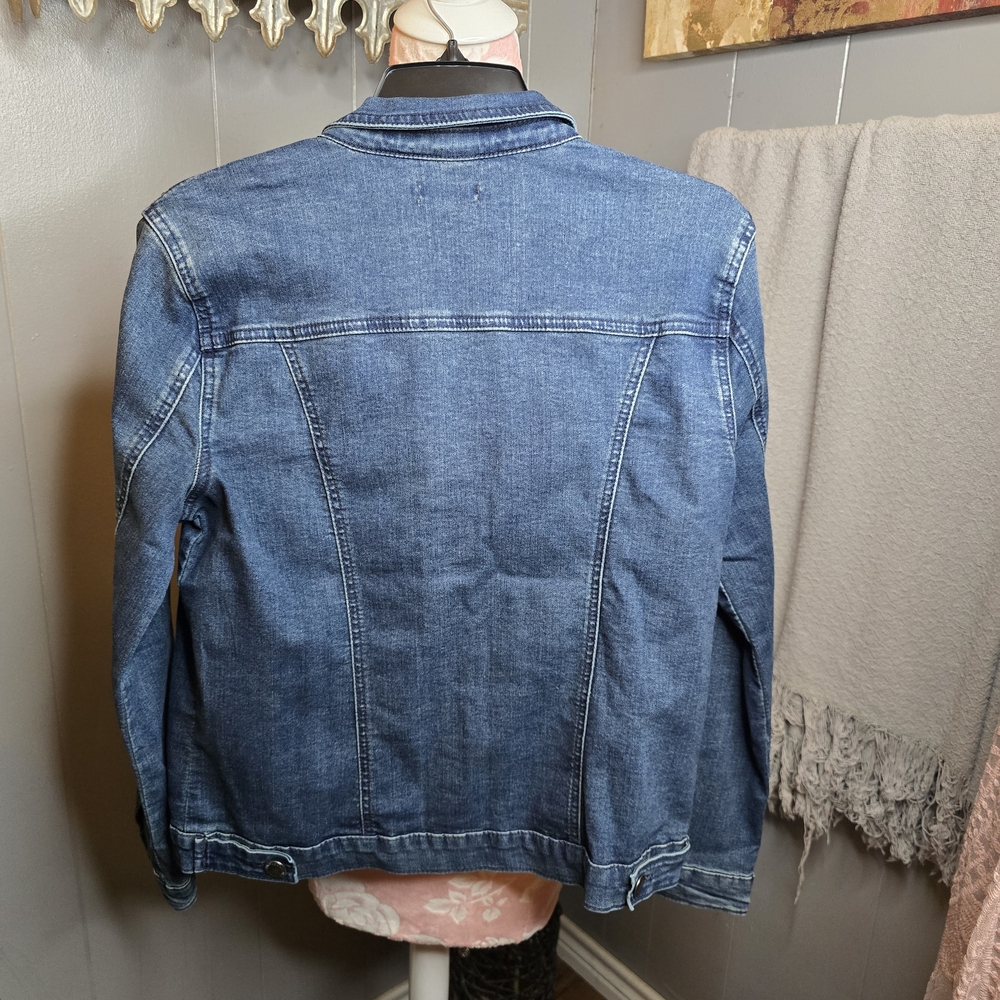 Juicy Couture Blue Studded Denim Jacket - Picture 6 of 9
